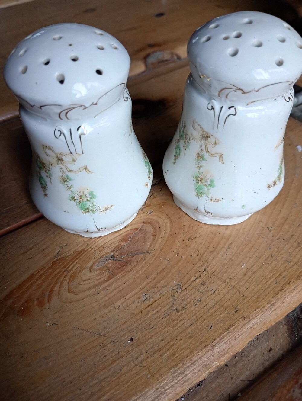 Antique S&P Shakers
